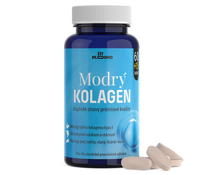 1× Modrý Kolagen