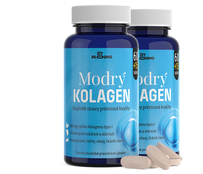 2× Modrý Kolagen