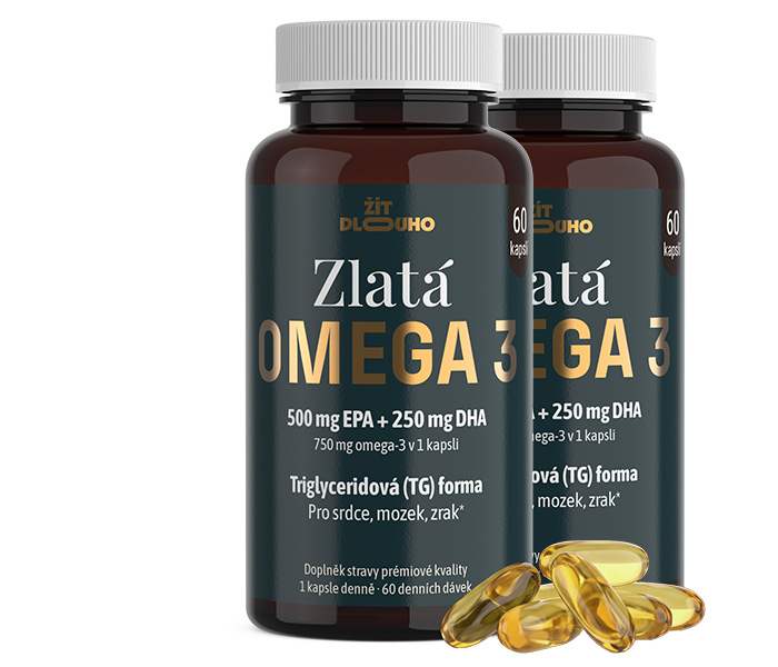 2× Zlatá Omega 3