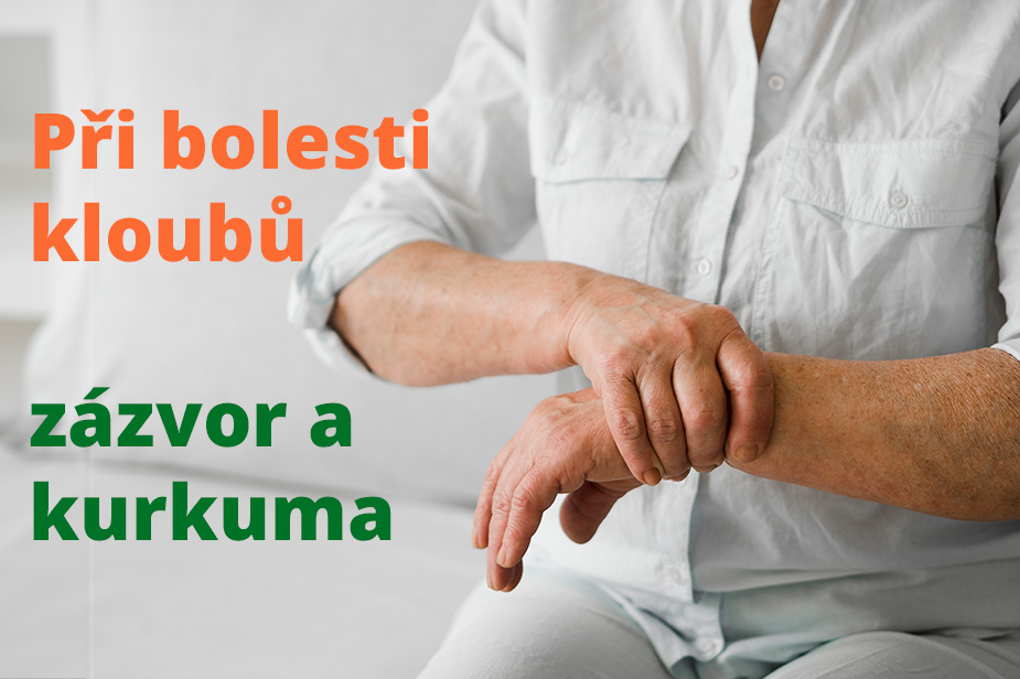 Kurkuma a zázvor pomáhají s bolestí kloubů